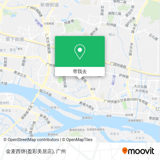 金麦西饼(盈彩美居店)地图