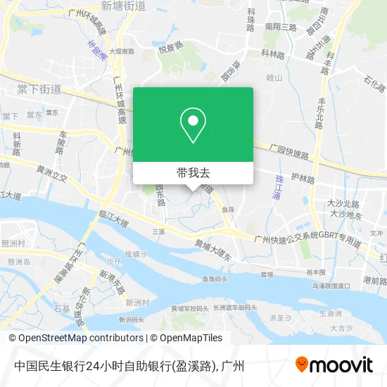 中国民生银行24小时自助银行(盈溪路)地图