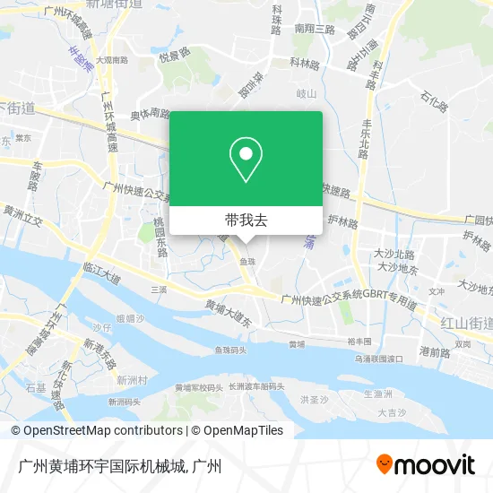 广州黄埔环宇国际机械城地图