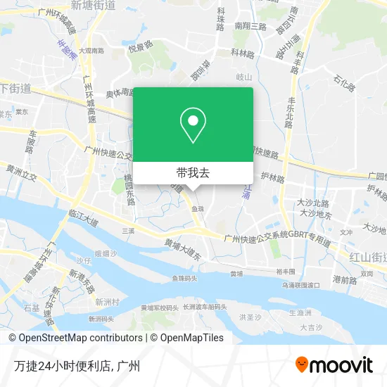 万捷24小时便利店地图