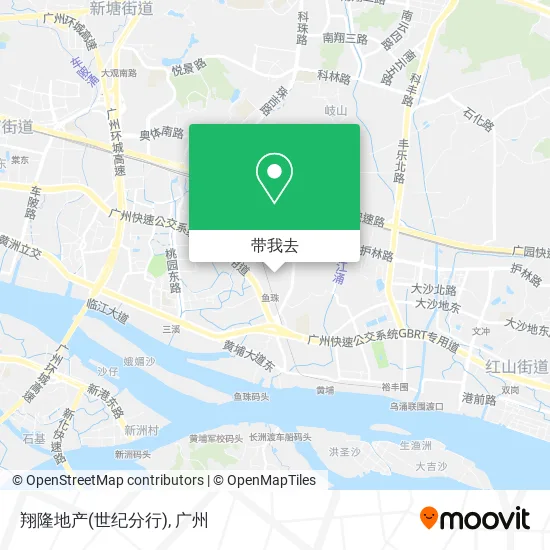翔隆地产(世纪分行)地图