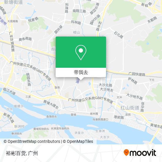裕彬百货地图
