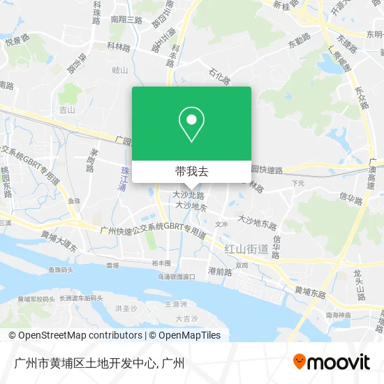 广州市黄埔区土地开发中心地图