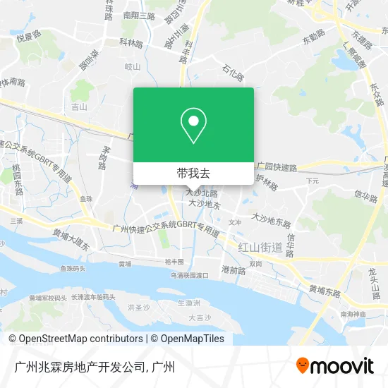 广州兆霖房地产开发公司地图