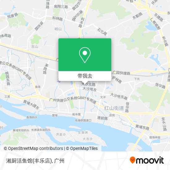 湘厨活鱼馆(丰乐店)地图