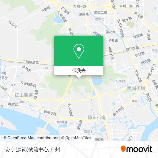 苏宁(萝岗)物流中心地图