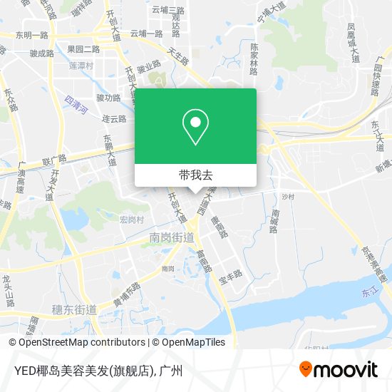 YED椰岛美容美发(旗舰店)地图