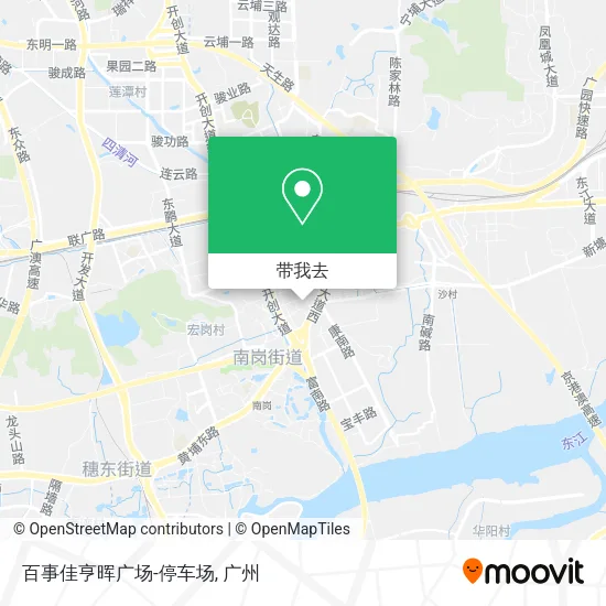 百事佳亨晖广场-停车场地图