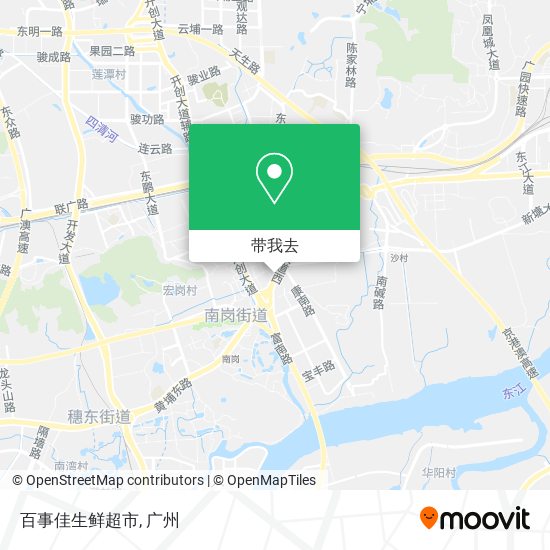 百事佳生鲜超市地图