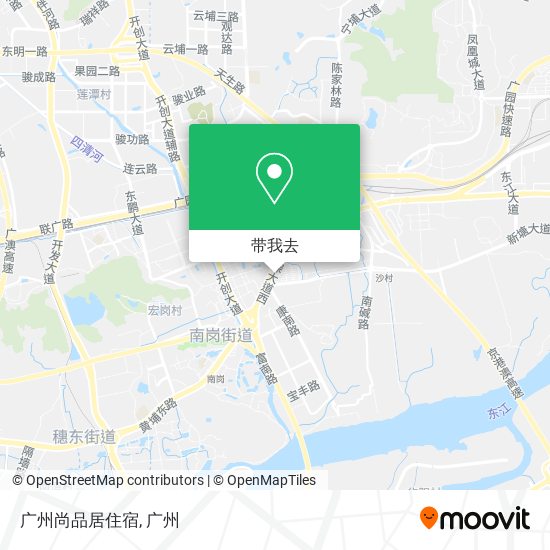 广州尚品居住宿地图