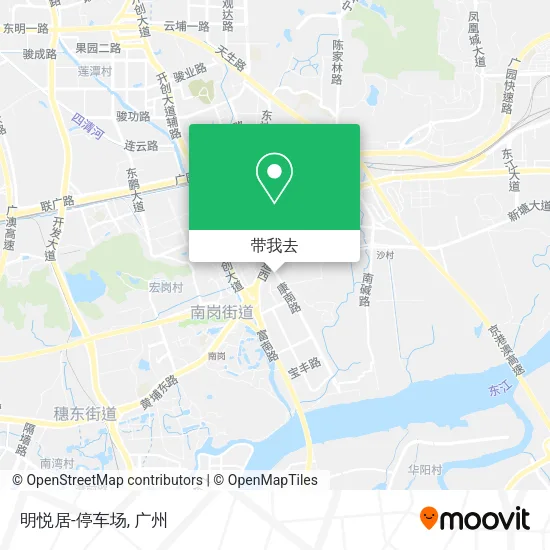 明悦居-停车场地图