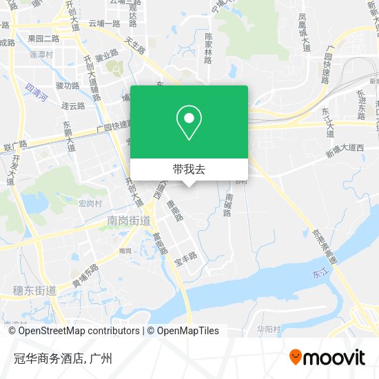 冠华商务酒店地图