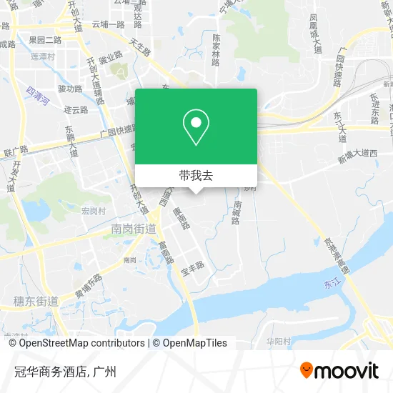 冠华商务酒店地图