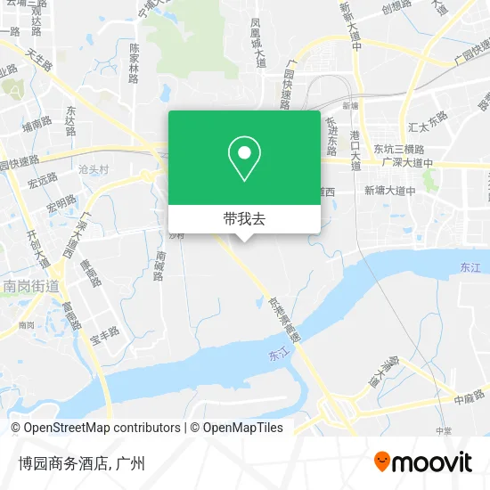 博园商务酒店地图
