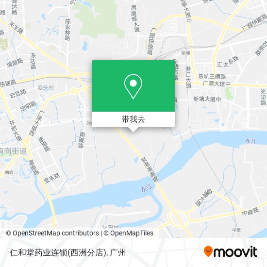 仁和堂药业连锁(西洲分店)地图