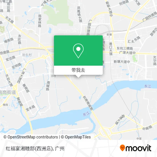 红福宴湘赣部(西洲店)地图