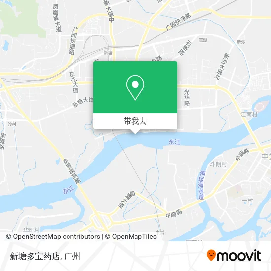 新塘多宝药店地图