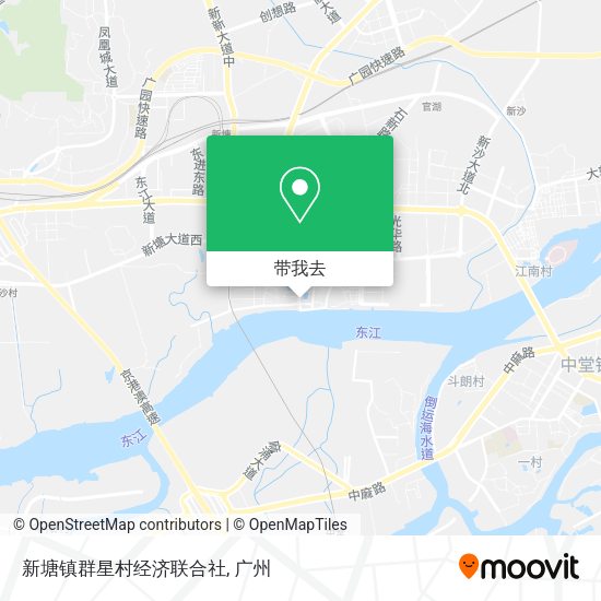 新塘镇群星村经济联合社地图