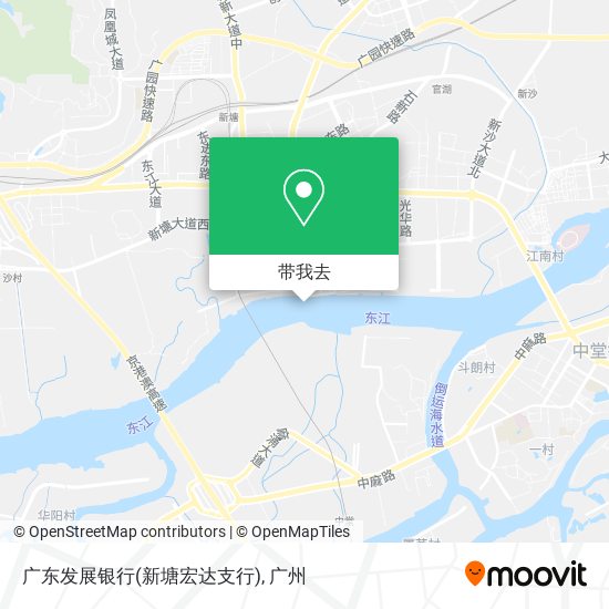 广东发展银行(新塘宏达支行)地图