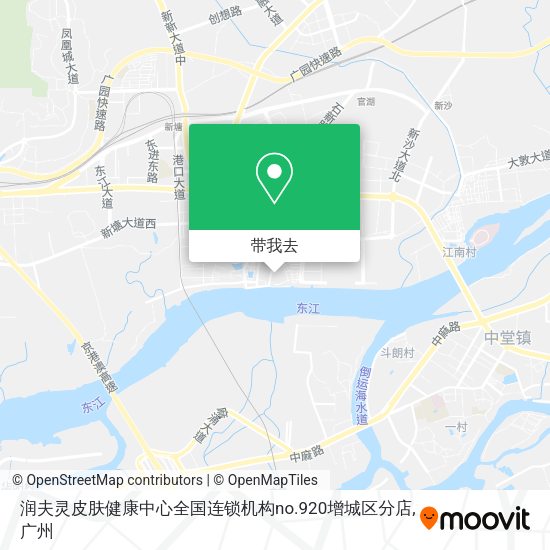 润夫灵皮肤健康中心全国连锁机构no.920增城区分店地图