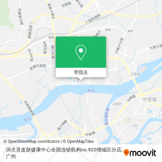 润夫灵皮肤健康中心全国连锁机构no.920增城区分店地图