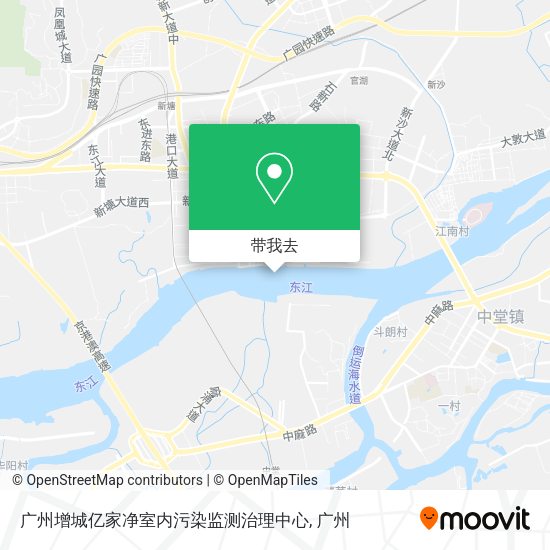广州增城亿家净室内污染监测治理中心地图