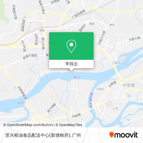 景兴粮油食品配送中心(新塘粮所)地图