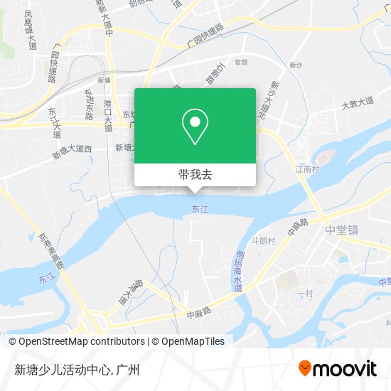 新塘少儿活动中心地图