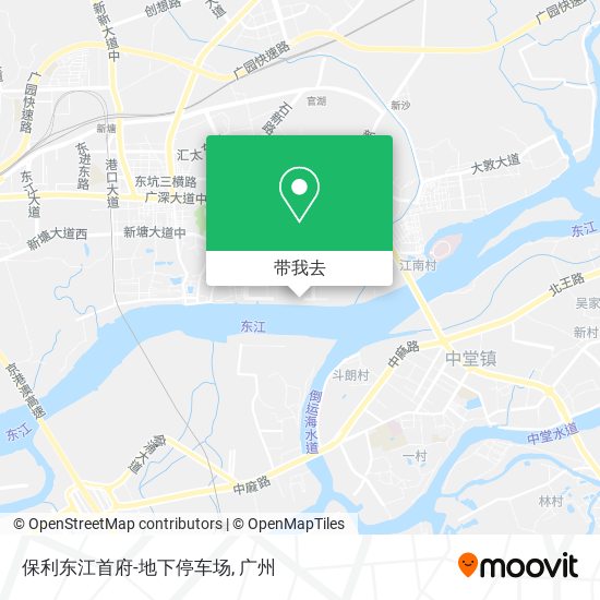 保利东江首府-地下停车场地图