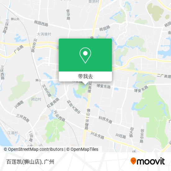 百莲凯(狮山店)地图