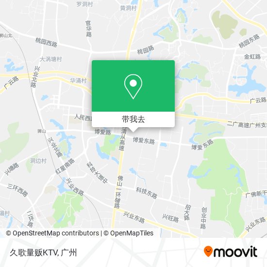 久歌量贩KTV地图