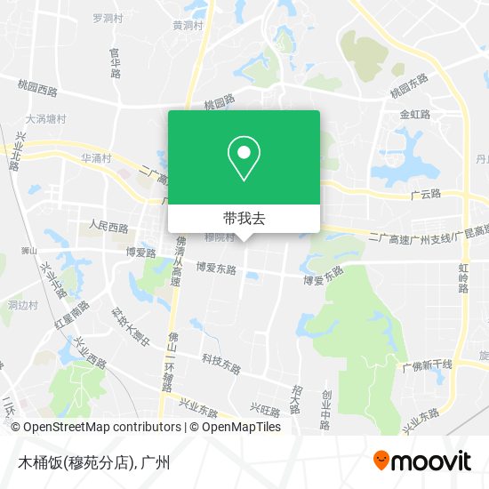 木桶饭(穆苑分店)地图