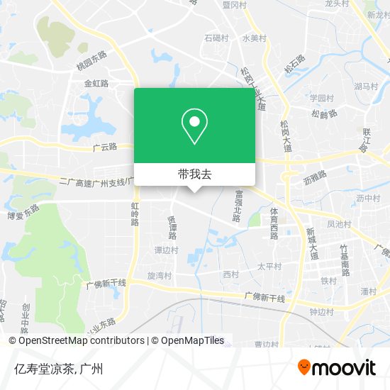 亿寿堂凉茶地图