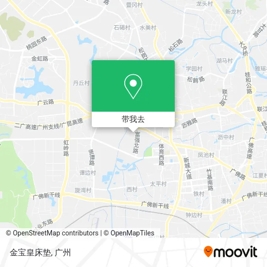 金宝皇床垫地图