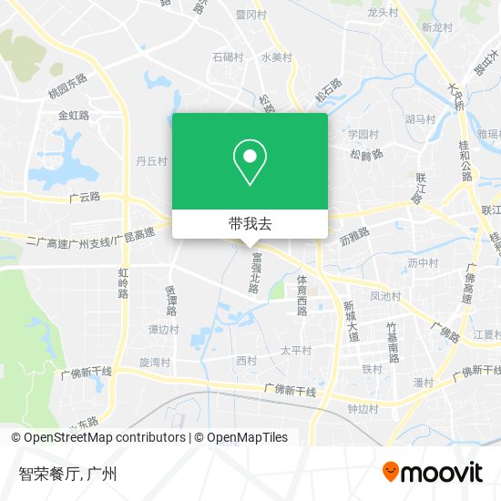 智荣餐厅地图