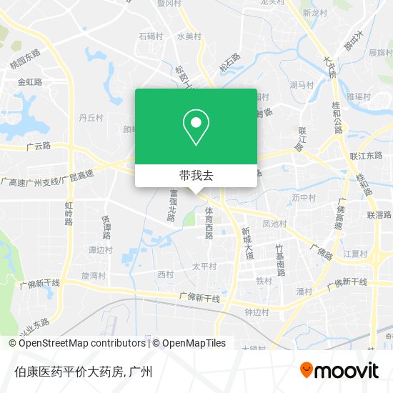 伯康医药平价大药房地图