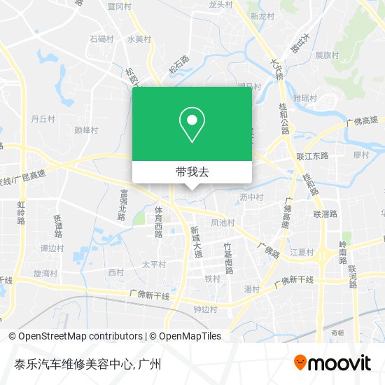 泰乐汽车维修美容中心地图