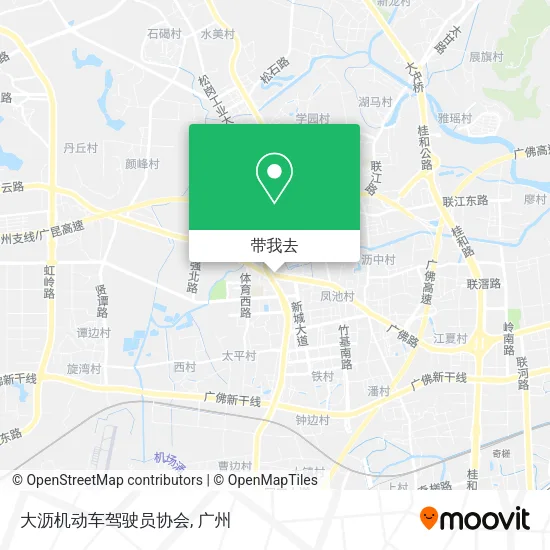 大沥机动车驾驶员协会地图