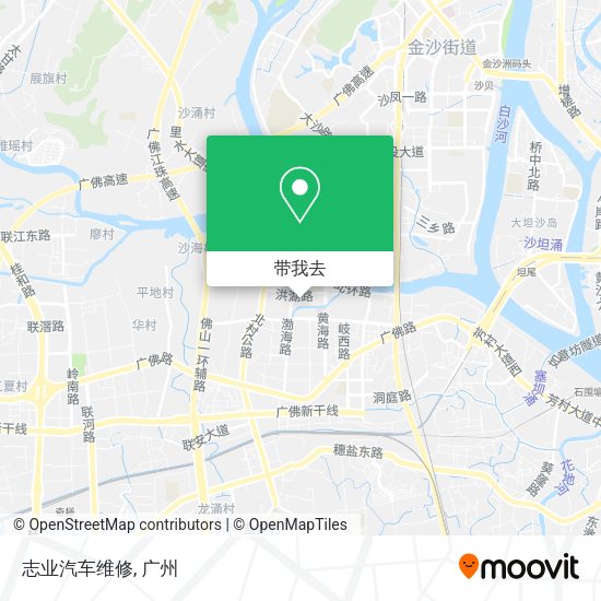 志业汽车维修地图