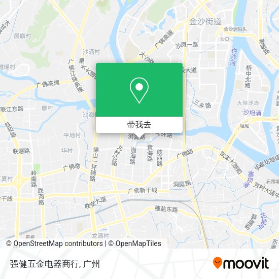 强健五金电器商行地图