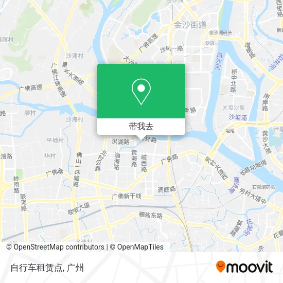 自行车租赁点地图