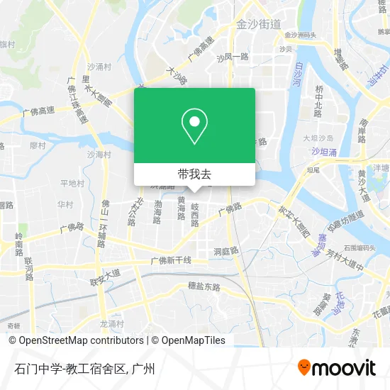 石门中学-教工宿舍区地图