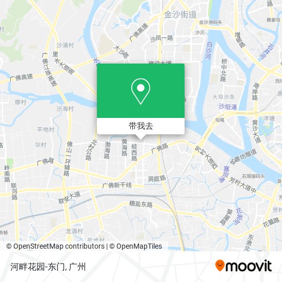 河畔花园-东门地图
