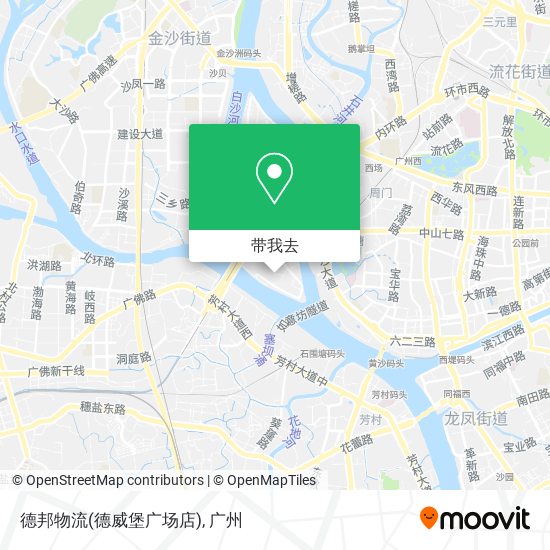 德邦物流(德威堡广场店)地图