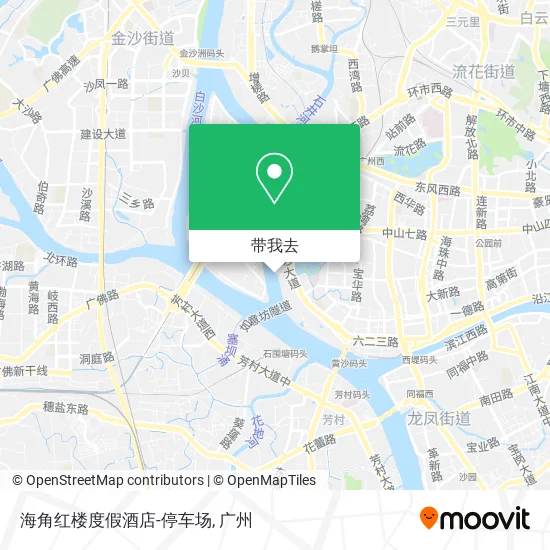 海角红楼度假酒店-停车场地图