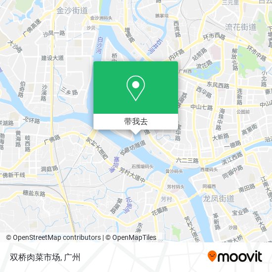 双桥肉菜市场地图