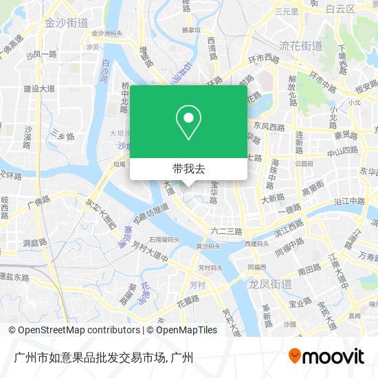 广州市如意果品批发交易市场地图