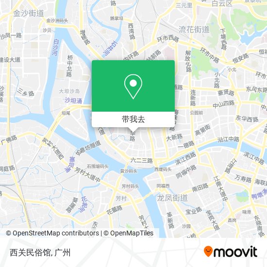 西关民俗馆地图