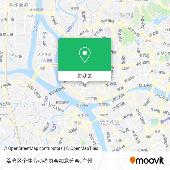 荔湾区个体劳动者协会如意分会地图