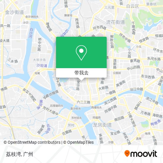 荔枝湾地图